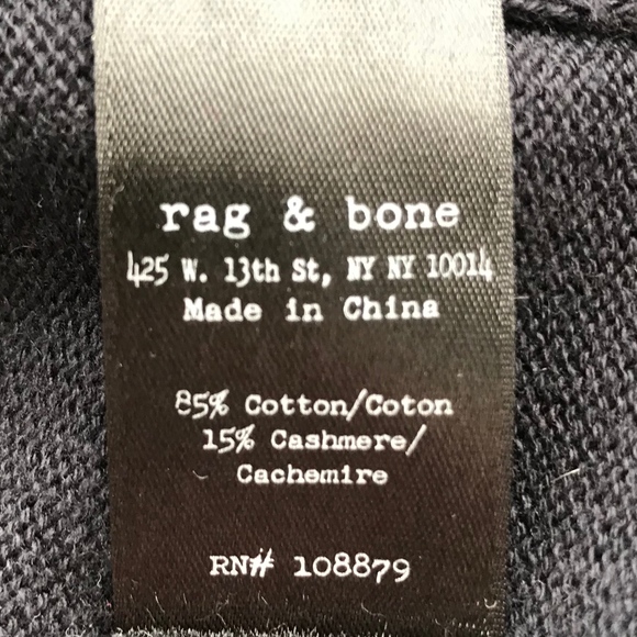 rag & bone Two-Tone Gray and Black Sweater Dress - Picture 7 of 8